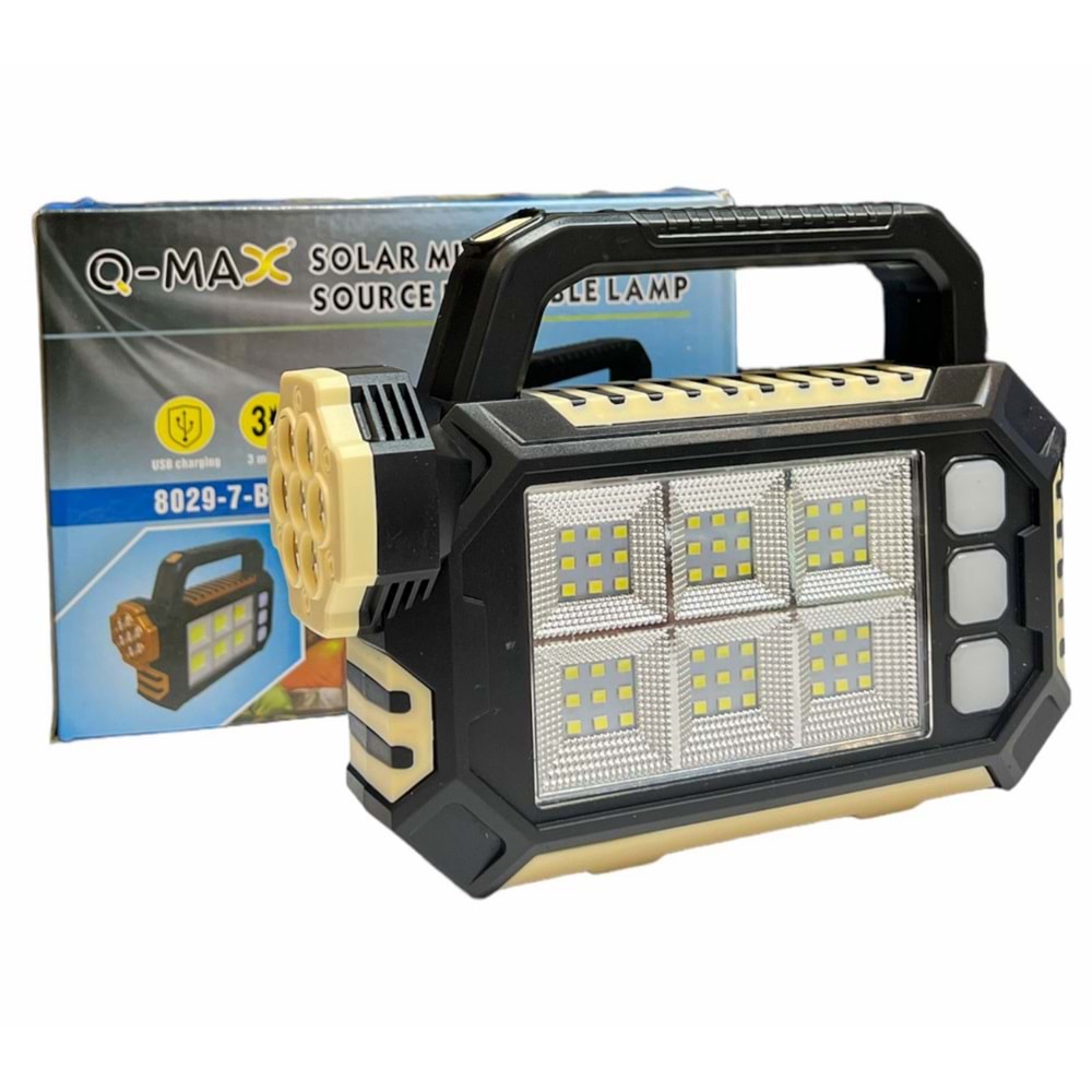 Q-MAX GÜNEŞ ENERJİLİ FENER