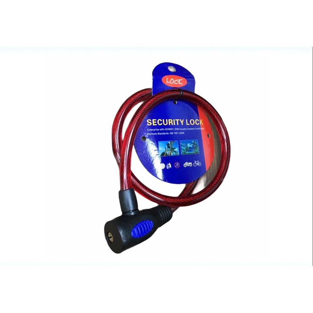 SECURITY KALİTELİ BİSİKLET KİLİDİ RENKLİ