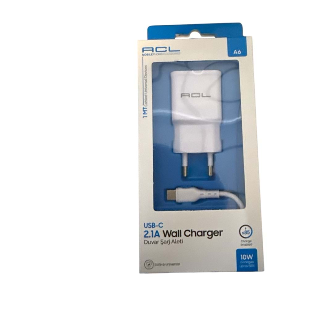 ACL 2.1A 10W TYPE-C ŞARJ