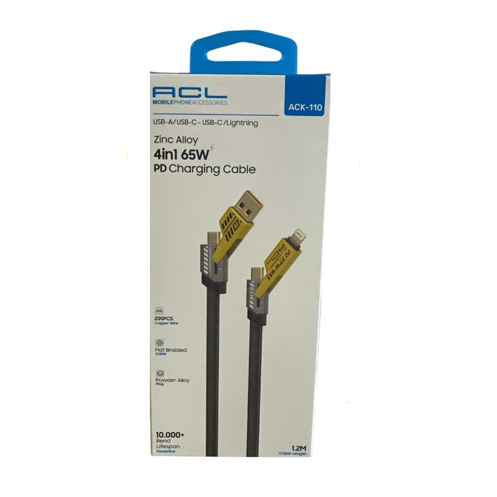 ACL ACK-110 USB-A+L PD KABLO