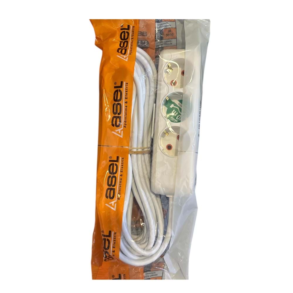 ASEL 3 LÜ 10 MT GRUP PRİZ