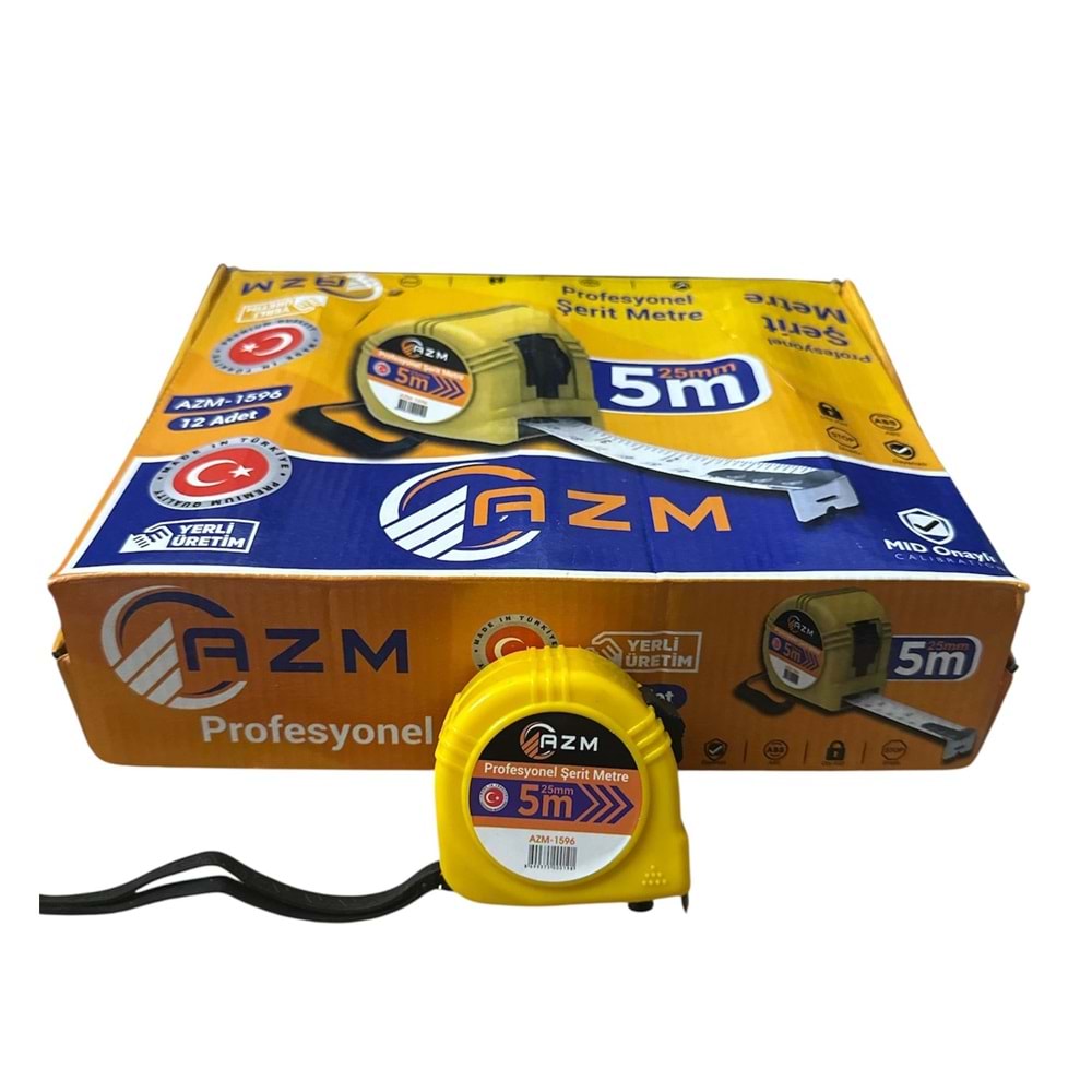AZM PROFESYONEL ŞERİT METRE 5 MT (12)