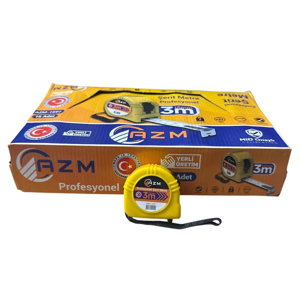 AZM PROFESYONEL ŞERİT METRE 3 MT (16)