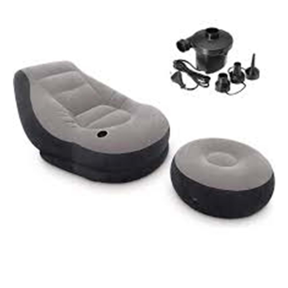 INTEX AYAK DAYAMALI ŞİŞME KOLTUK