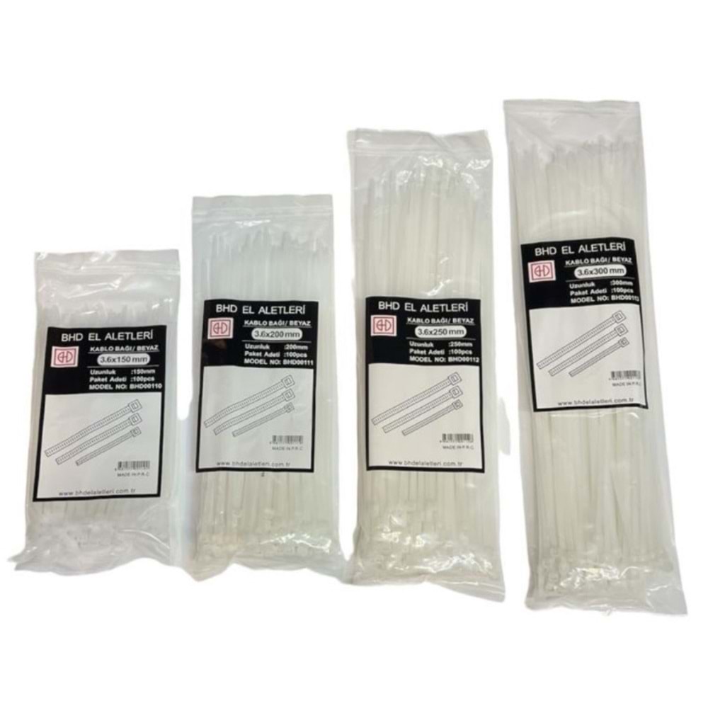 BHD 3.6 250MM BEYAZ CIRT KELEPÇE