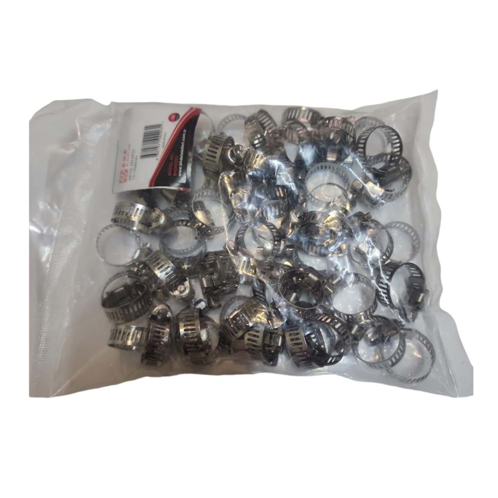 B.H.D 8 MM 13*19 METAL KELEPÇE (50)