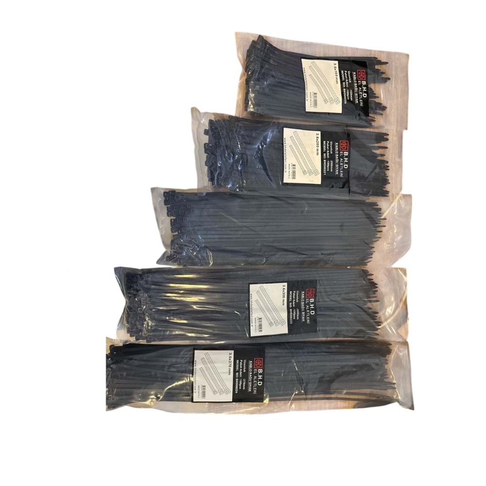 BHD 3.6*300 SİYAH CIRT KELEPÇE