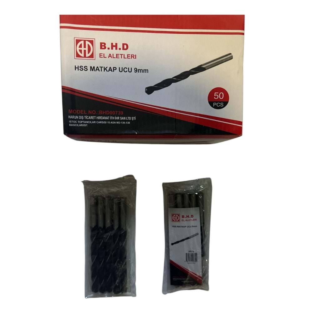 BHD 9 MM HSS UÇ