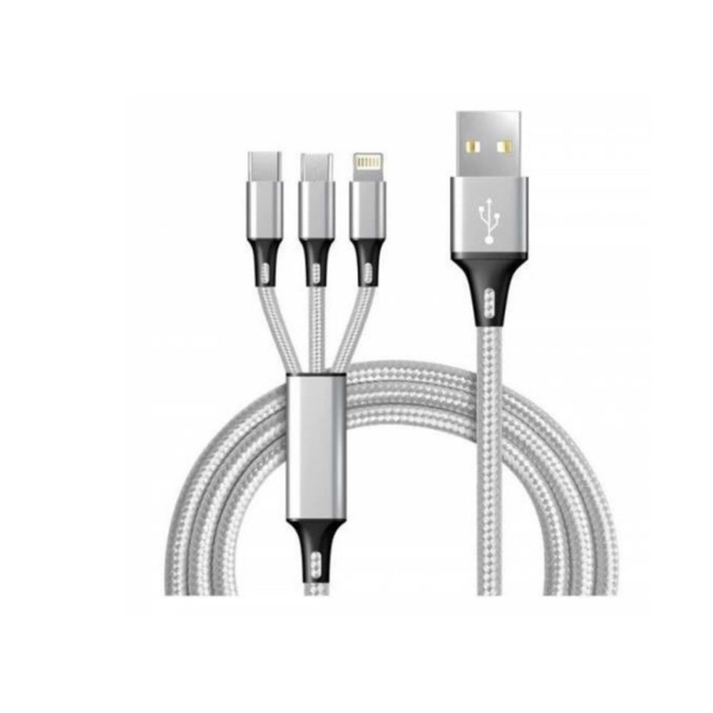 3İN1 ŞARJ KABLOSU CONCORD