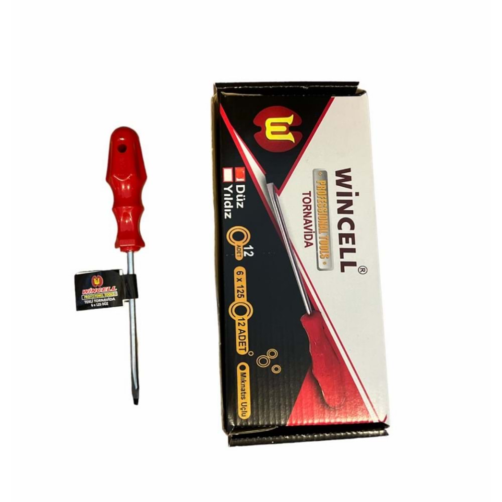 WİNCELL 6*125 DÜZ TORNAVİDA