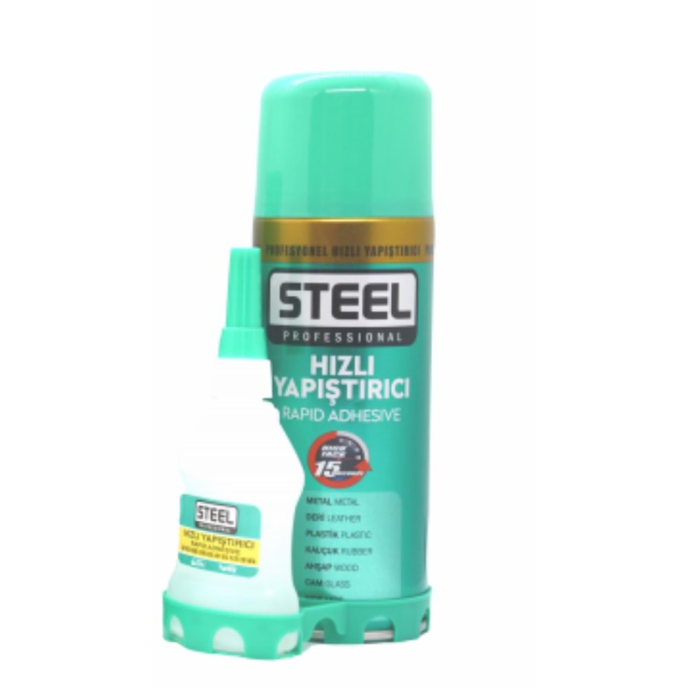 STEEL HIZLI YAPIŞTIRICI SETİ 400 ML