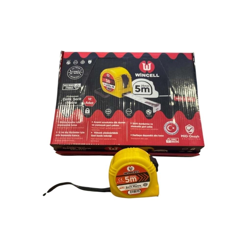 WİNCELL ŞERİT METRE 5*25 MT (160)