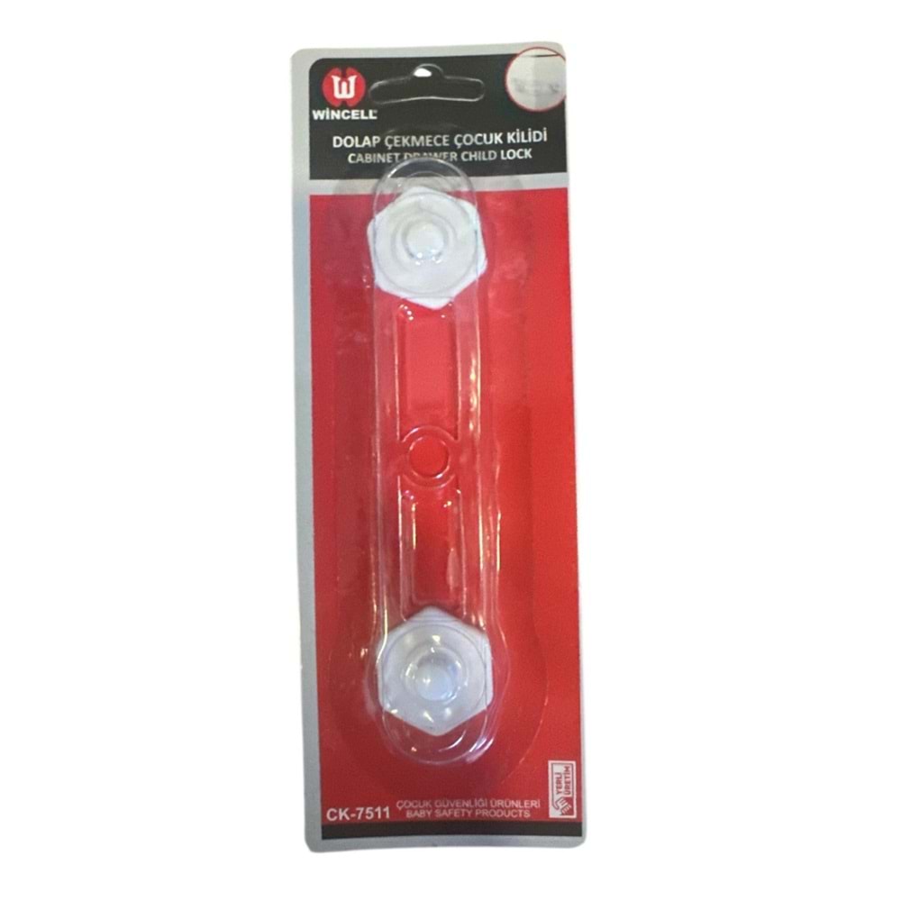 DOLAP ÇEKMECE ÇOCUK KİLİDİ TEKLİ CODE:33