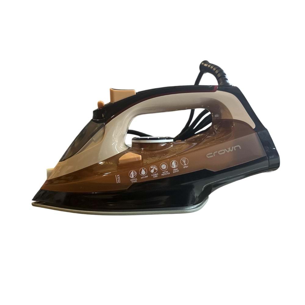 CROWN BUHARLI ÜTÜ-SERAMİK TABAN-2200W-ROSE