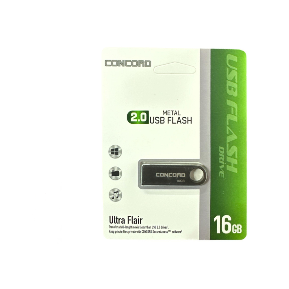 CONCORD 16 GB METAL KASA USB DİSK