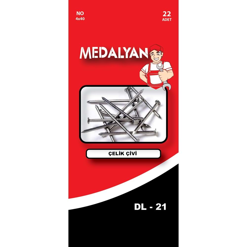 MEDALYAN 4*40 BETON ÇİVİSİ