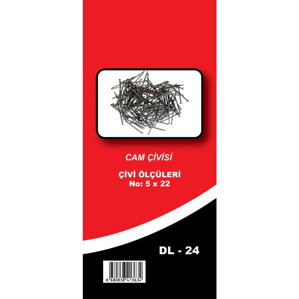 MEDALYAN 5*22 CAM ÇİVİSİ