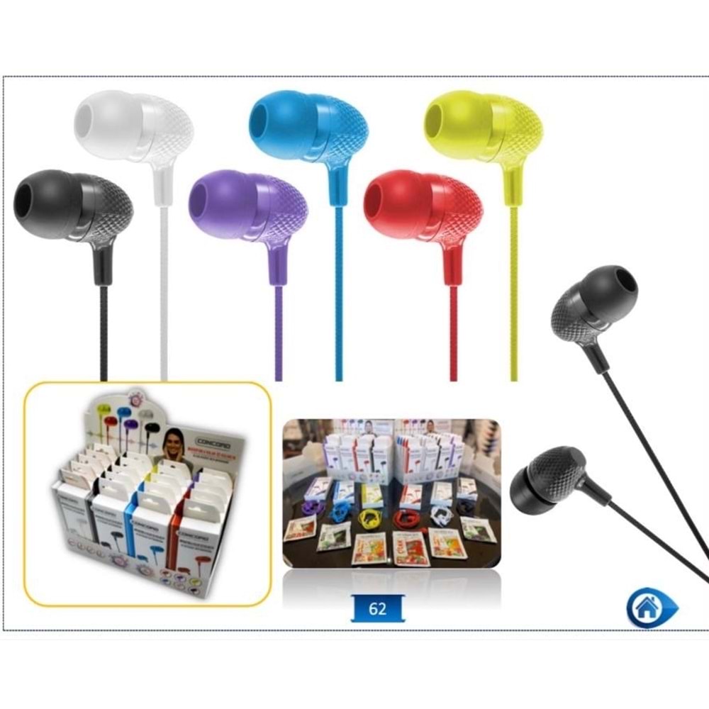 CONCORD E1 MİC. KULAKLIK HEDİYELİ