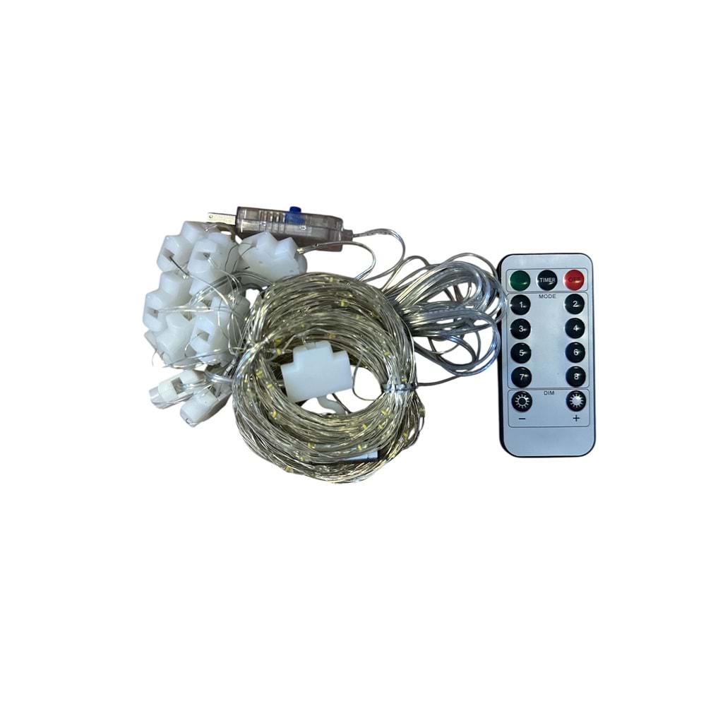 WINBOSS 300 LEDLİ PERDE LED 3*3(PERİ LED MOTİFLİ)