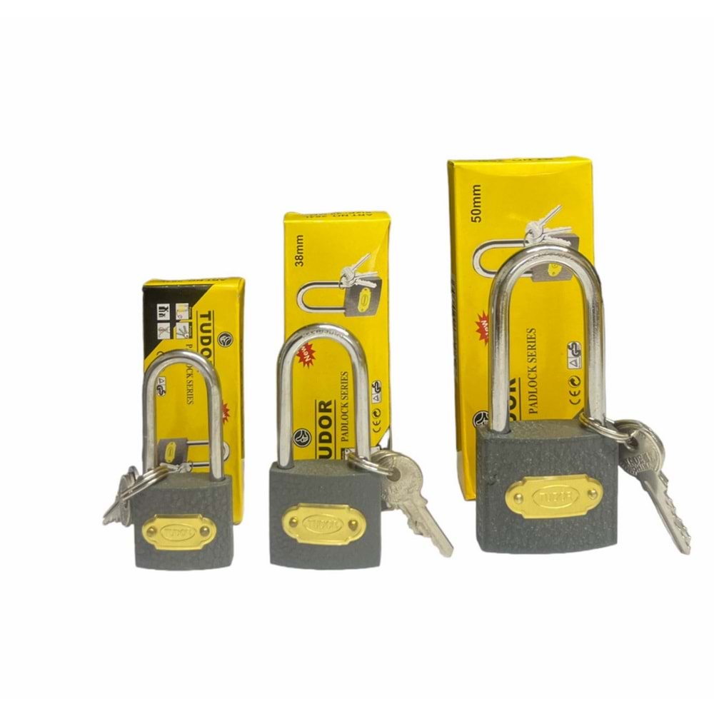 TUDOR ASMA KİLİT GRİ UZUN 63MM