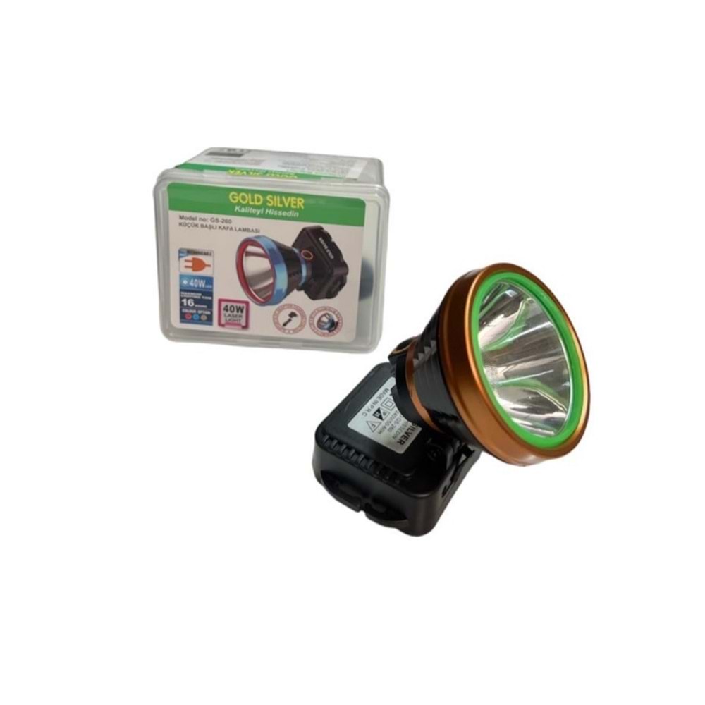 GOLD SILVER KAFA FENERİ 40W(120)