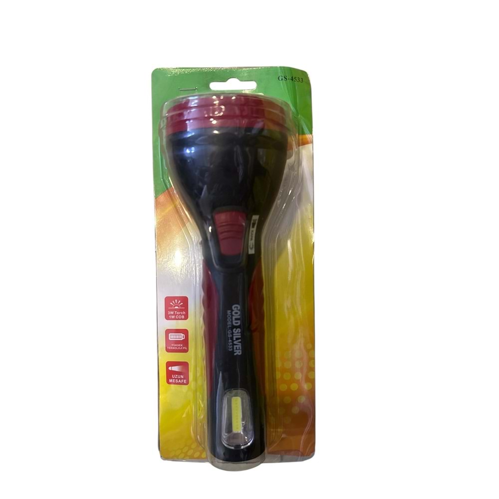 GOLD SILVER ŞARJLI EL FENERİ(60)
