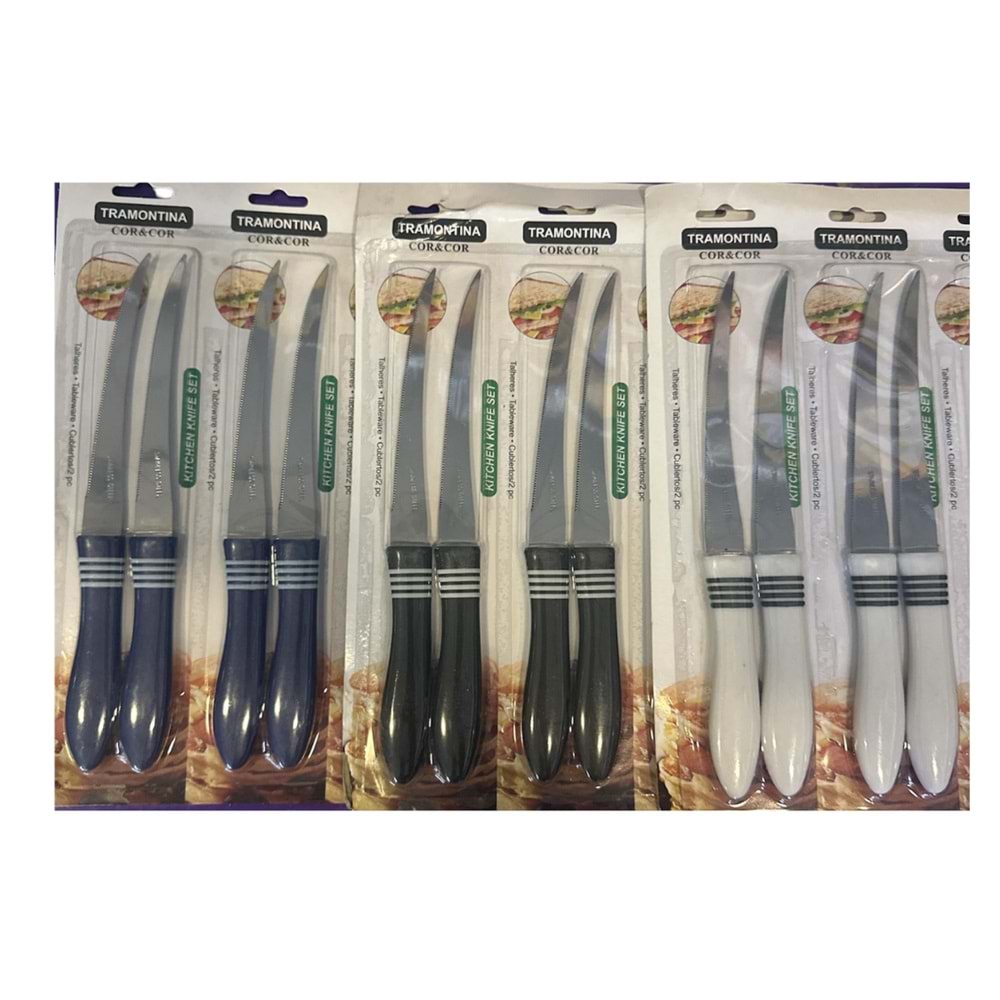 MEYVE BIÇAĞI KARIŞIK RENK ÇİFTLİ