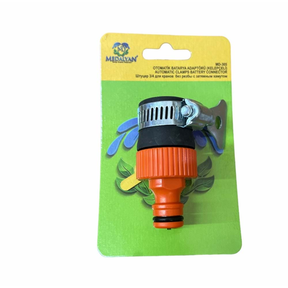 MEDALYAN OTOMATİK BATARYA ADAPTÖRÜ KELEPÇELİ