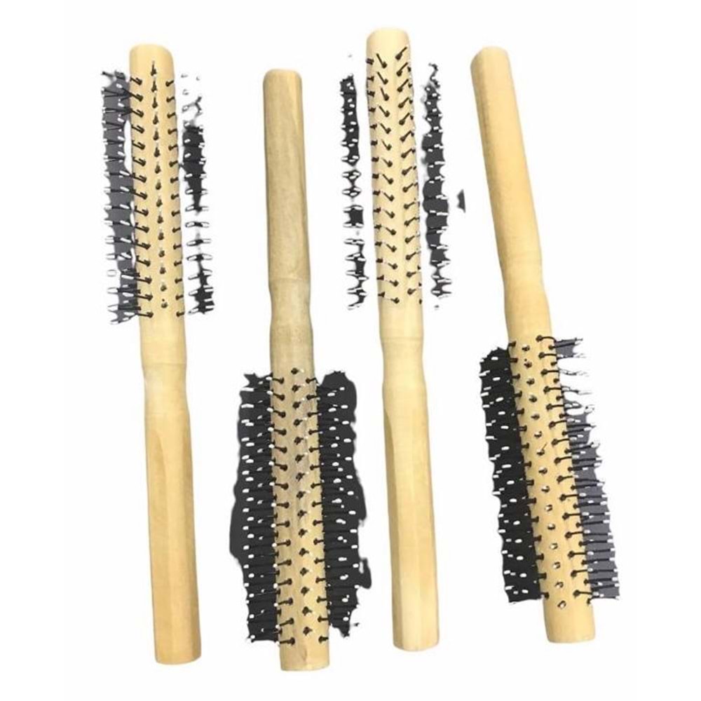 YUVARLAK AHŞAP TEL TARAK