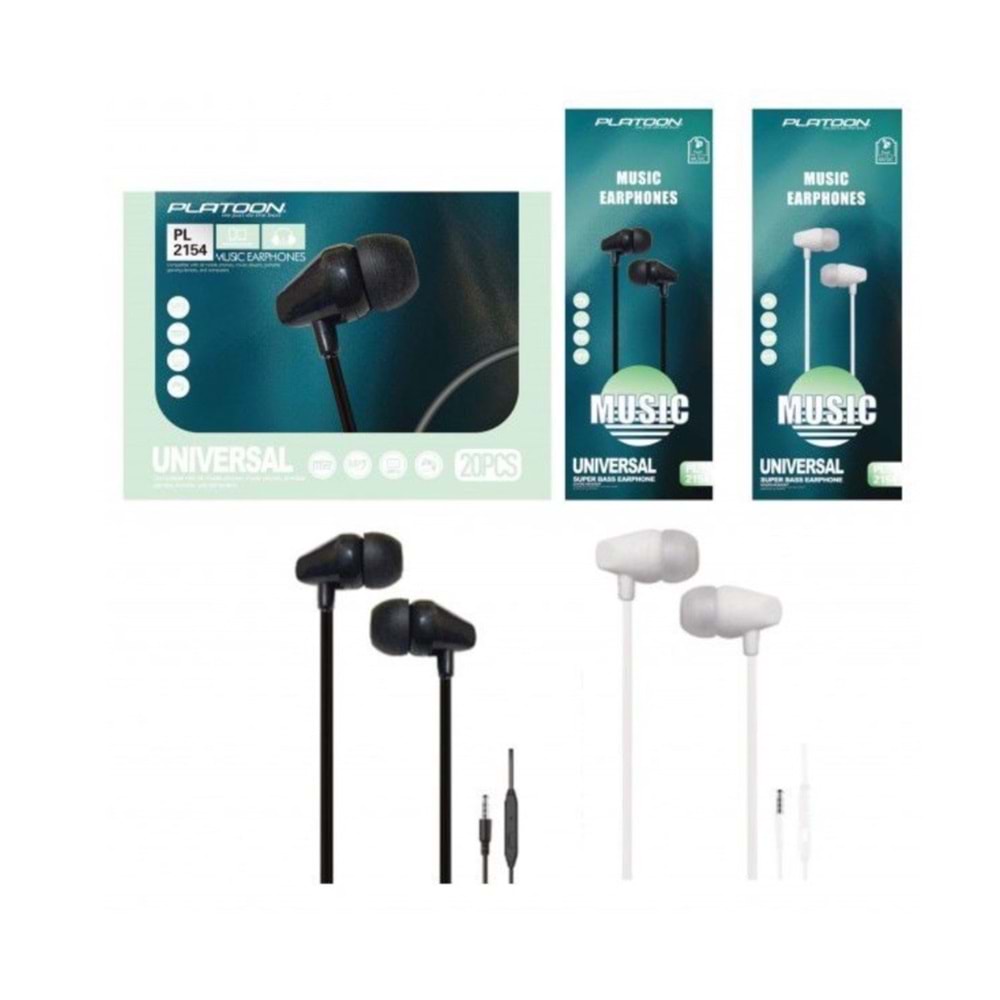 PLATOON 20 Lİ STANDLI KULAK İÇİ MİKROFONLU KULAKLIK