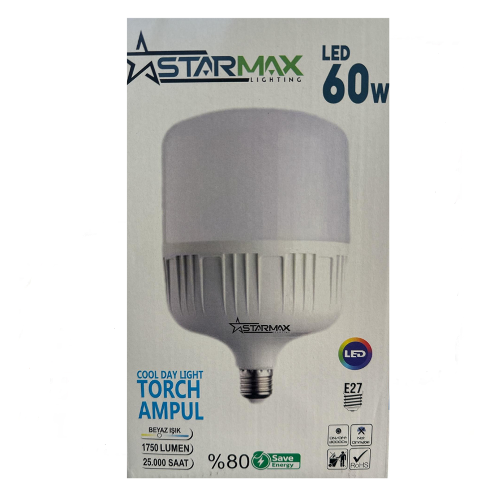 STARMAX 60W TORCH LED AMPÜL (40)
