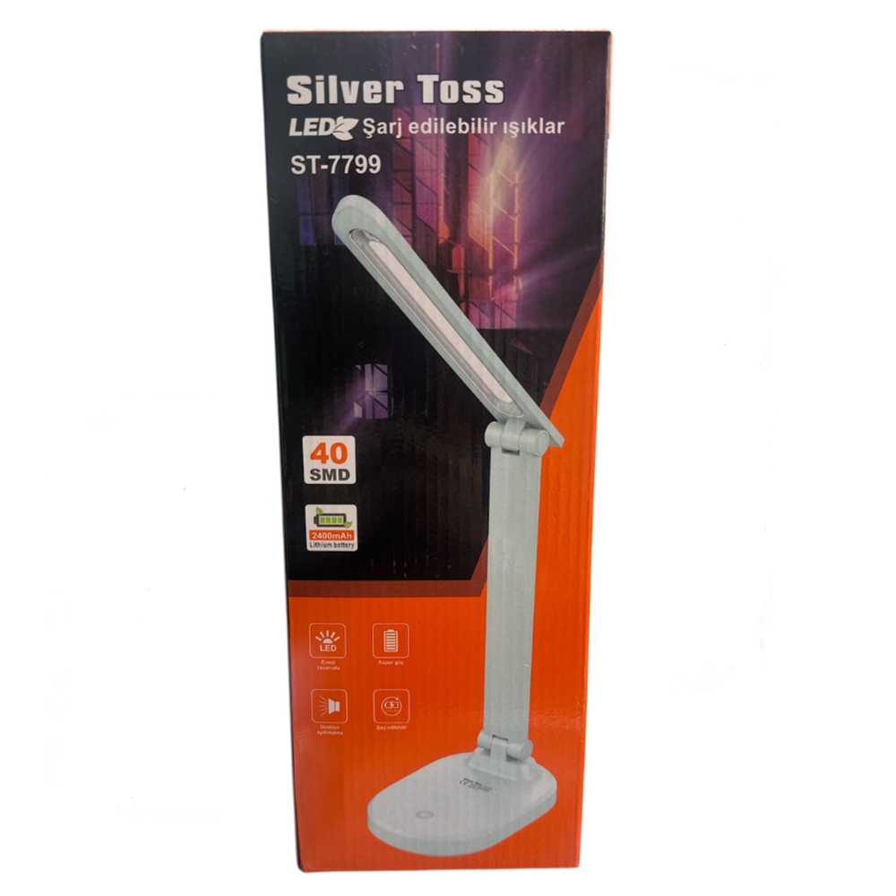 SİLVER TOSS LED MASA LAMBASI (2400 MAH)
