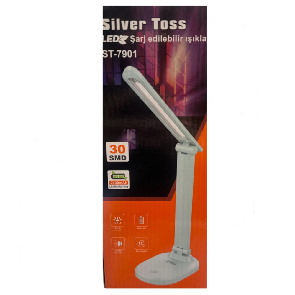 SİLVER TOSS LED MASA LAMBASI (2400 MAH)