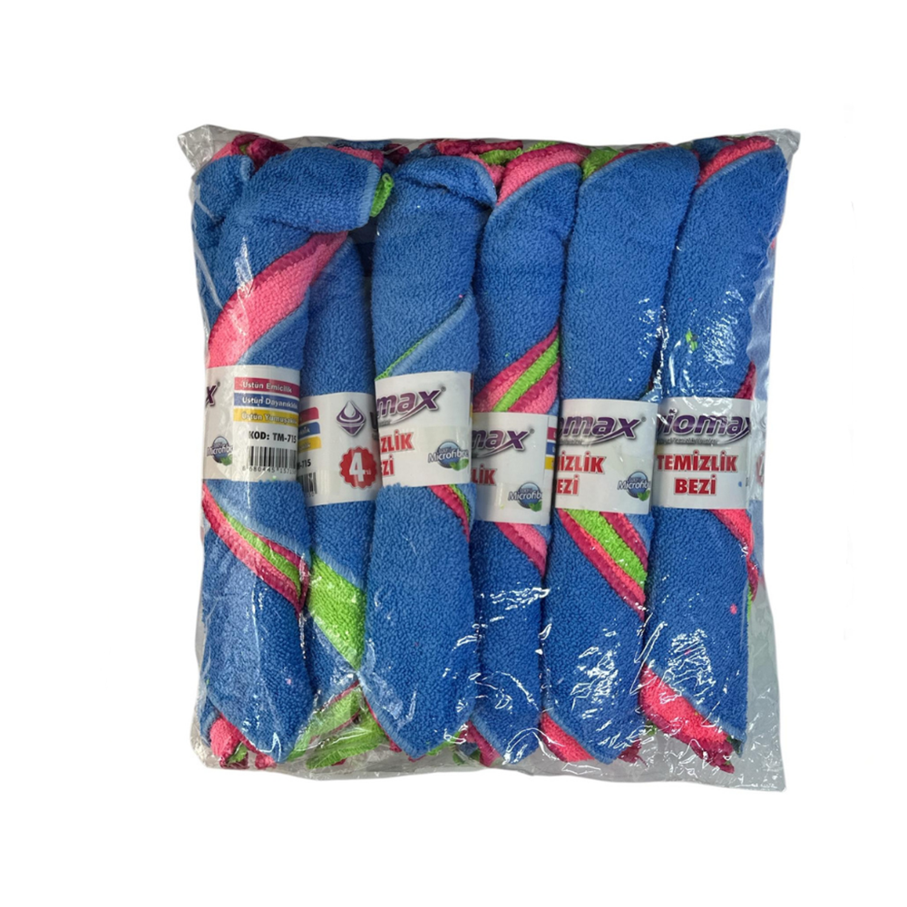 TEMSAN VİOMAX MİKROFİBER BEZ 4LÜ EKO(12)