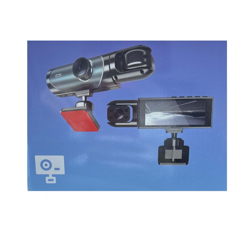 ARAÇ İÇİ ÇİFT LENS DİKİZ GPS WİFİ ARABA KAMERASI