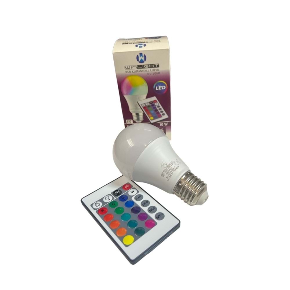 WINLIGHT RGB KUMANDALI AMPÜL
