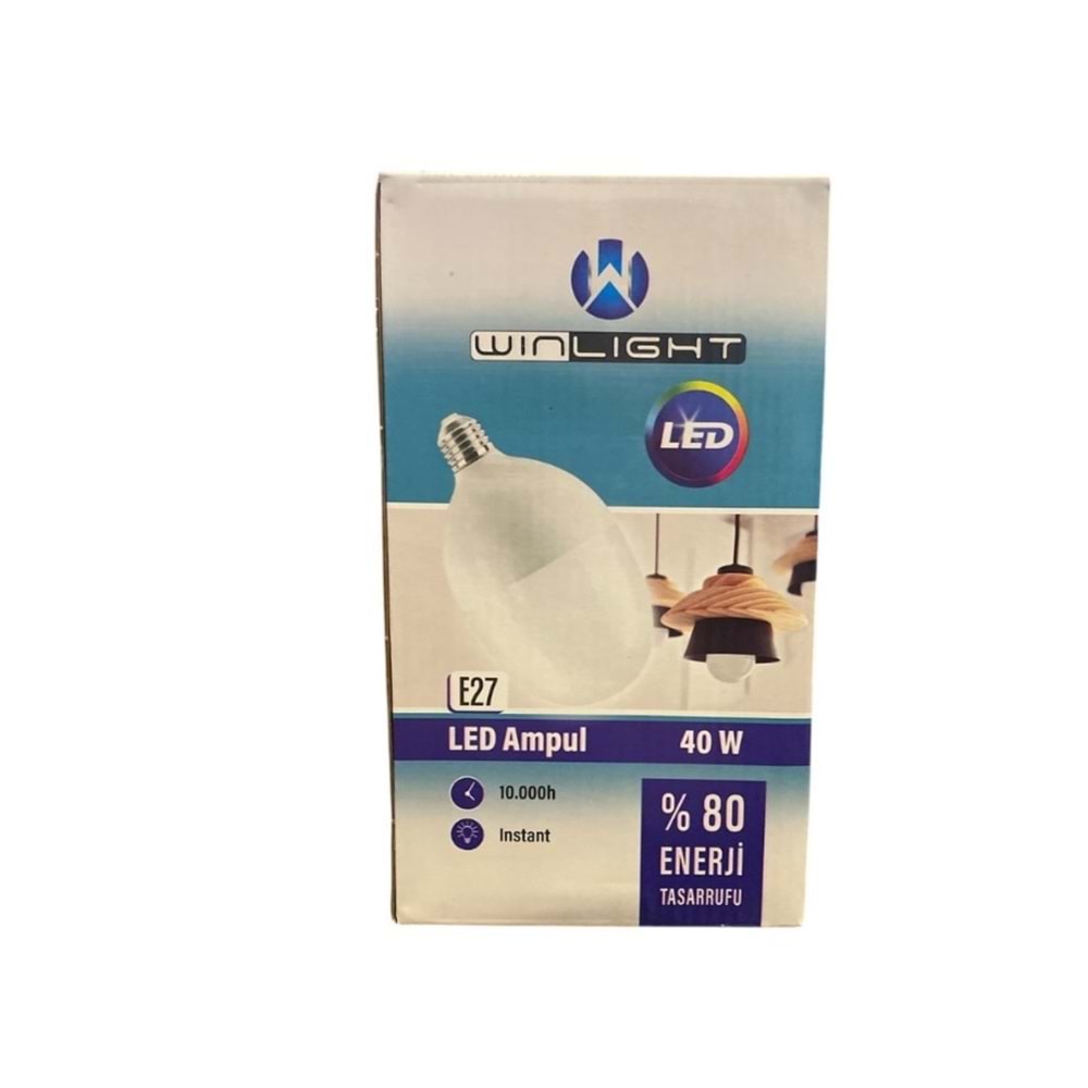WINLIGHT 40W YUMURTA AMPÜL (50)