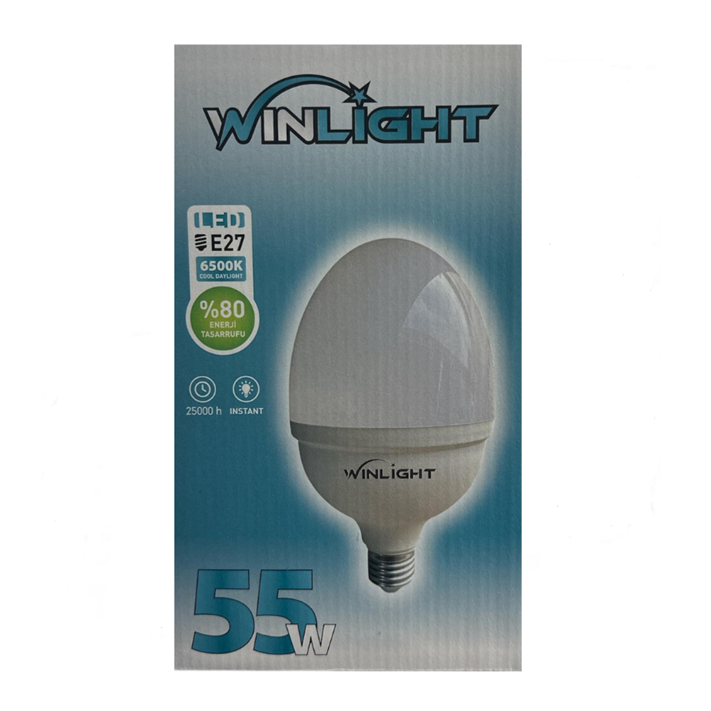WINLIGHT YUMURTA AMPUL 55W (50)