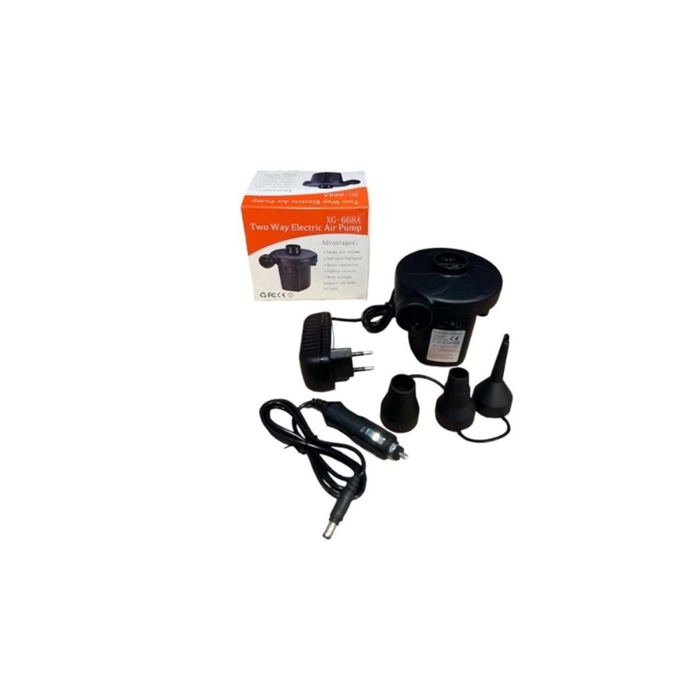 ELEKTRİKLİ POMPA 3 UÇ ARAÇ ÇAKMAK 45W