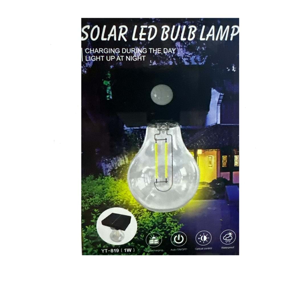 SOLAR SENSOR GÜNEŞ ENERJİLİ LED AMPUL
