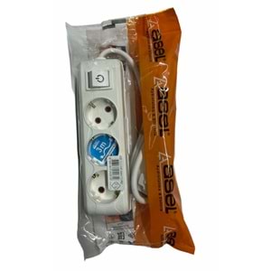 ASEL 3LÜ 3MT ANAHTARLI GRUP PRİZ