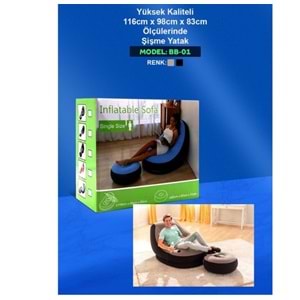 AYAK DAYAMALI ŞİŞME KOLTUK (INFLATABLE SOFA)
