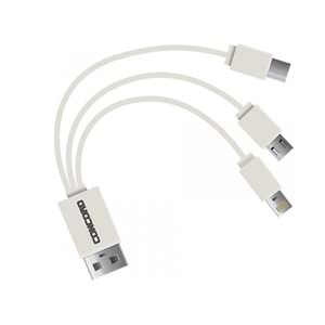 3İN1 ŞARJ KABLOSU CONCORD