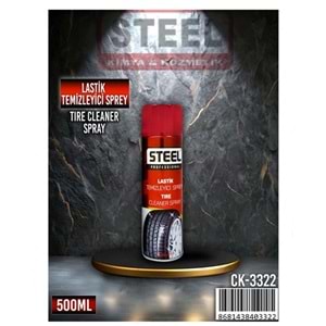 STEEL LASTİK TEMİZLEYİCİ SPREY 500 ML