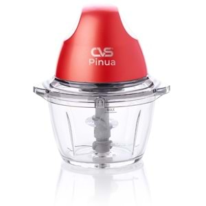 CVS DN 3361 Pinua Çift Bıçaklı Kırmızı Boyalı Cam Gıda Doğrayıcı