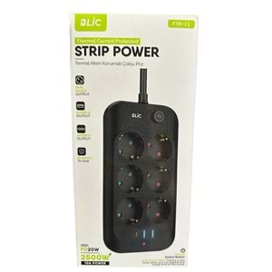 BLİC AKIM KORUMALI ÇOKLU PRİZ