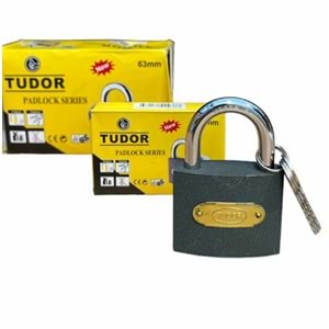 TUDOR 63 MM GRİ ASMA KİLİT