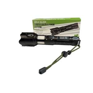 GOLD SILVER ŞARJLI EL FENERİ (60)