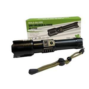 GOLD SILVER ŞARJLI EL FENERİ (60)