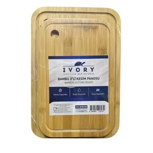 IVORY BAMBU İKİLİ KESİM PANOSU 24*
